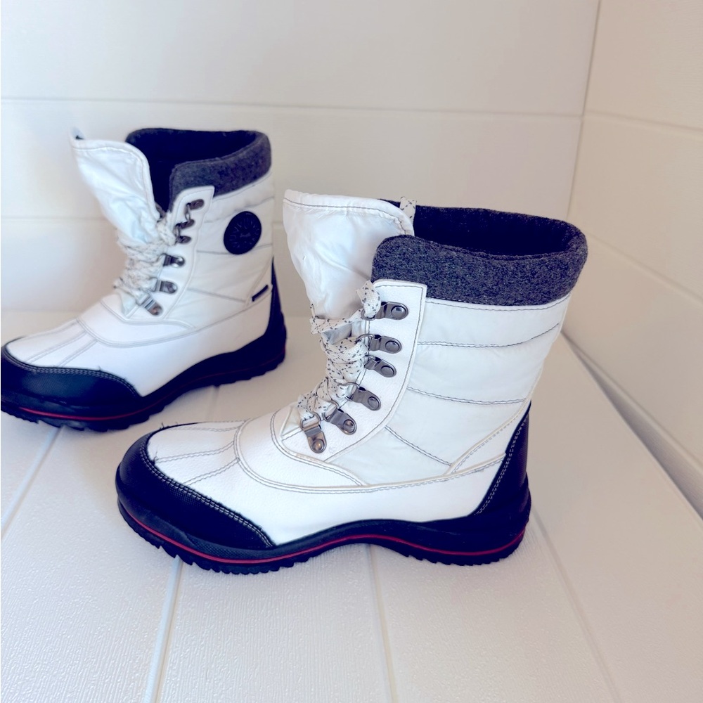 Tara M Insulated Waterproof White Winter Boot